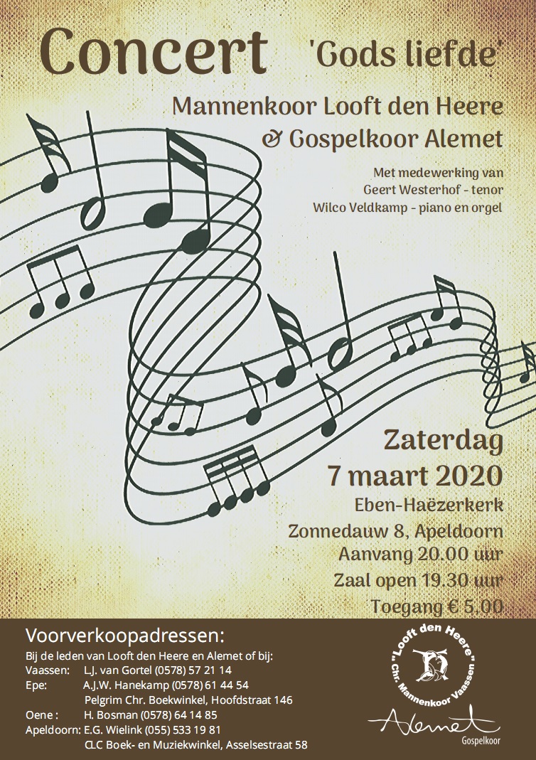 Dubbelconcert met Alemet Oene @ Eben Haëzerkerk te Apeldoorn | Apeldoorn | Gelderland | Nederland